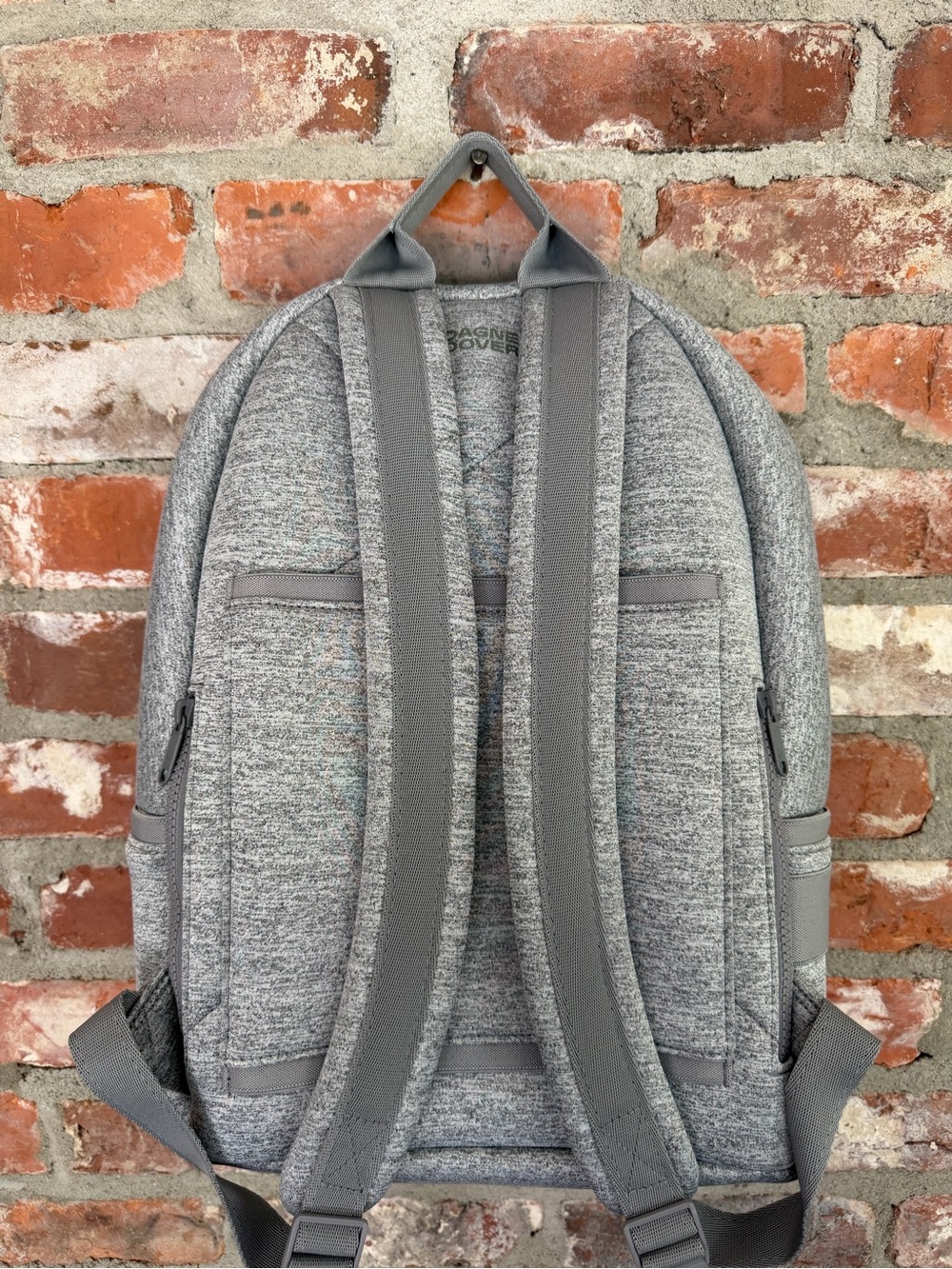 NWOT Dagne Dover Dakota Medium Backpack Heather Gray Neoprene Laptop Travel Bag - Picture 6 of 16